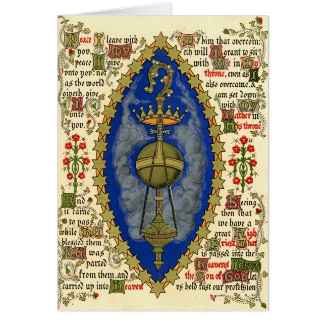 Belichtetes Manuskript für Himmelfahrtstag (Vorne)