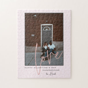 Beliebige Farbe   Frohes Valentinstag-Foto Puzzle