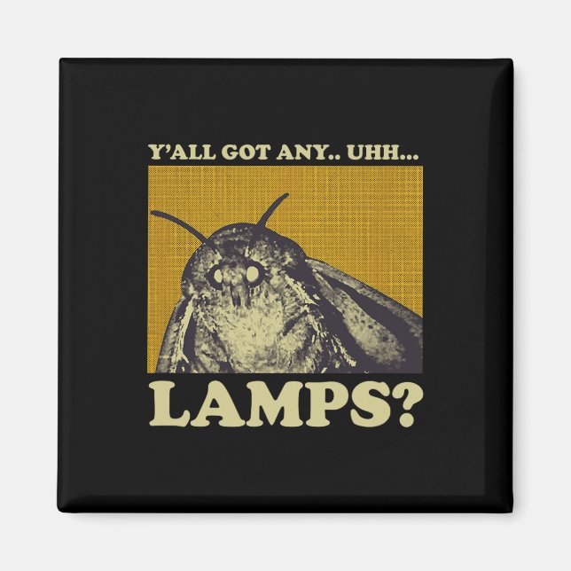 Beliebige Lampen Moth Insect Meme Geschenk got Magnet (Vorne)