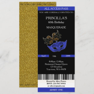 beliebiges Alter, 60., Einladungskarte Geburtstags Einladung