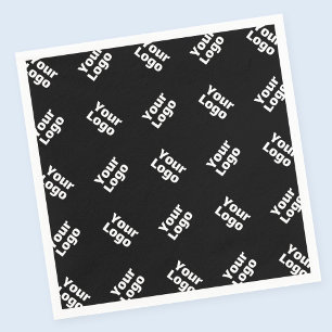Beliebiges Logo oder hochgeladenes Bild   Verstreu Serviette