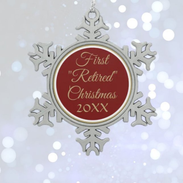 BELIEBT! Erstmalige Weihnachtsschmuck Schneeflocken Zinn-Ornament (Von Creator hochgeladen)