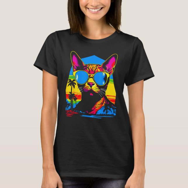 Beliebte Abessinierkatze T-Shirt (Vorderseite)