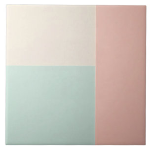 Beliebte Abstract Blush Pink Mint Kollektion Fliese