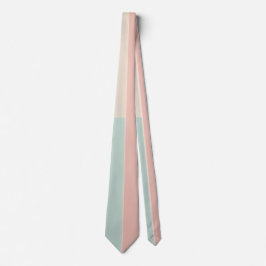 Beliebte Abstract Blush Pink Mint Kollektion Krawatte