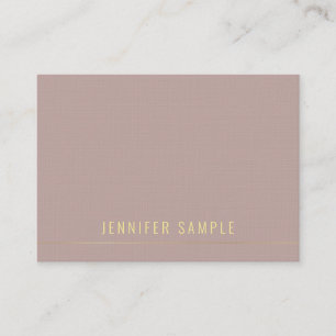 Beliebte Elegante Moderne Gold Text Name Template Visitenkarte