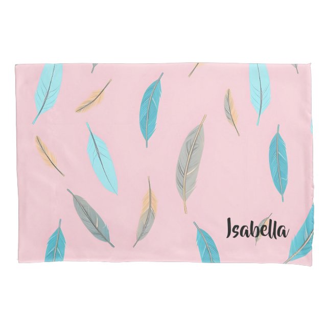 Beliebte Feathers Luxury Boho Collection Kissenbezug (Vorderseite)