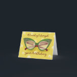 Beliebte Geburtskarte Karte<br><div class="desc">Everyone forgets. It happens. So,  send your belated birthday wishes with this stylish card.</div>