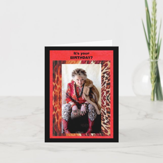 Beliebte Geburtstagskarte Karte (Vorderseite)