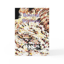 Beliebte Geburtstagskarte /Löwe