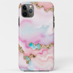 Beliebte Kollektion hellblaue rosa Agate Case-Mate iPhone Hülle