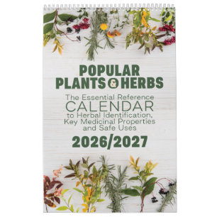 Beliebte Pflanzen & Kräuter - Kalender 2026/2027