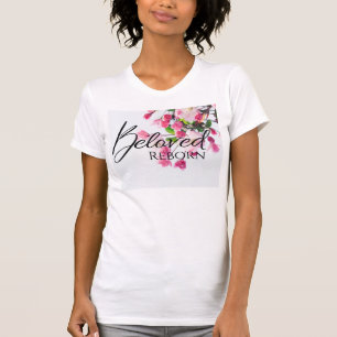 Beliebte Reborn rosa Blume Est. 2020 TShirt