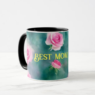 Beliebte schöne Wasserfarben Rosengarten Sammlung Tasse