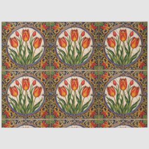 Beliebte Tulpen Schöne Kollektion Seidenpapier