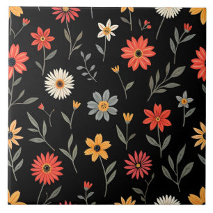 Beliebte Vintage-Schöne Blumenkollektion Fliese
