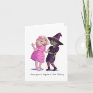 Beliebte Wicked the Musical Birthday Card Karte