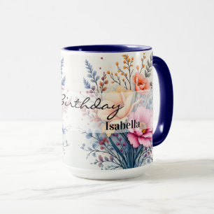 Beliebte Wildblumen Schöne Luxus-Kollektion Tasse