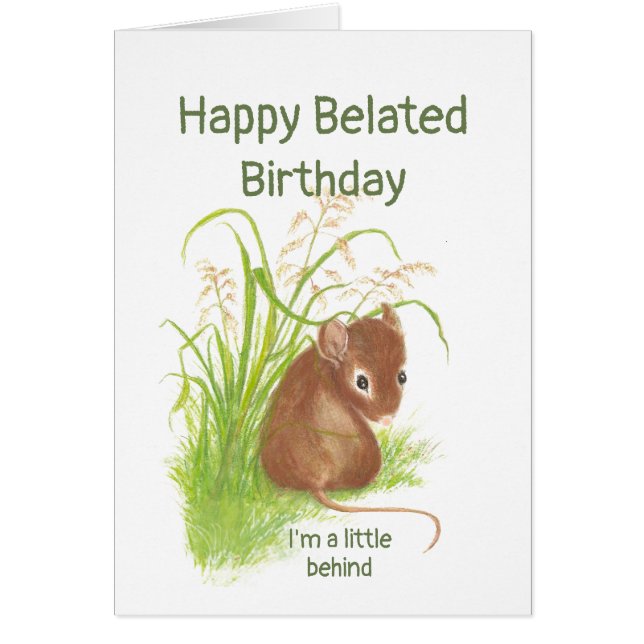 Beliebter Geburtstag mit Niedlicher Maus (Vorne)