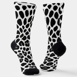 Beliebter Luxus Weißer Leopard Socken