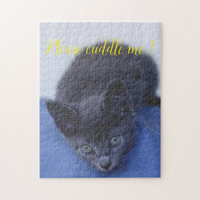 Beliebtes Geschenk für Katzen-Design Puzzle (Vertikal)