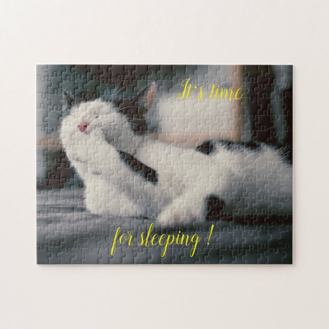 Beliebtes Geschenk für Katzen-Design Puzzle (Horizontal)