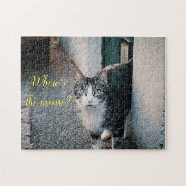 Beliebtes Geschenk für Katzen-Design Puzzle (Horizontal)