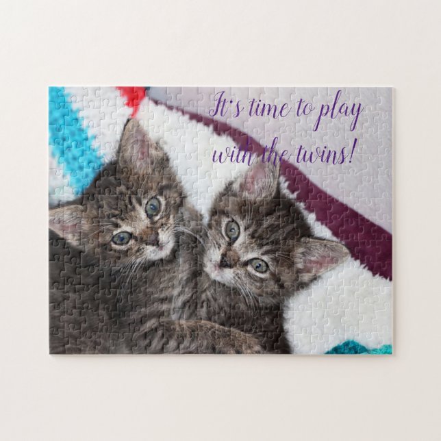 Beliebtes Geschenk für Katzen-Design Puzzle (Horizontal)