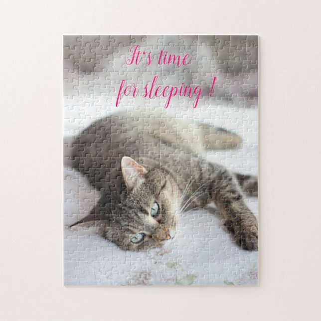 Beliebtes Geschenk für Katzen-Design Puzzle (Vertikal)