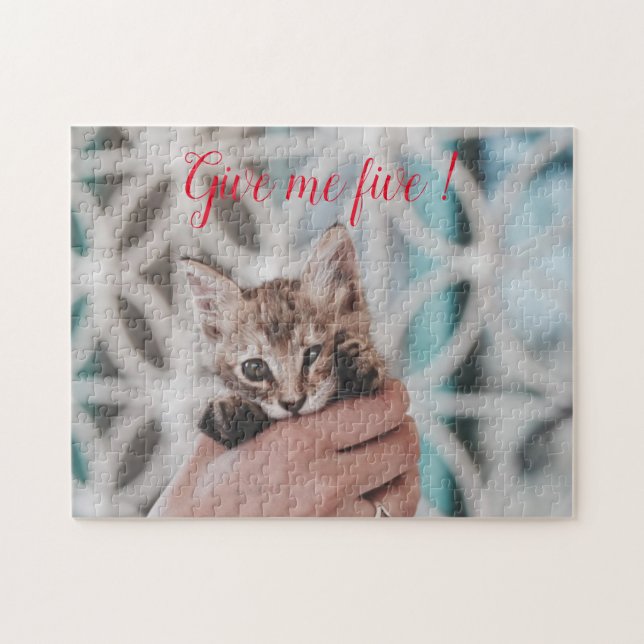 Beliebtes Geschenk für Katzen-Design Puzzle (Horizontal)