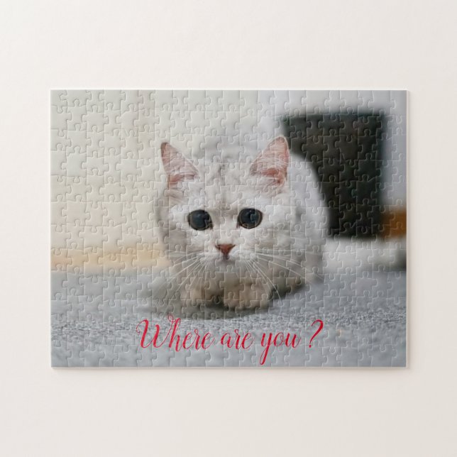 Beliebtes Geschenk für Katzen-Design Puzzle (Horizontal)