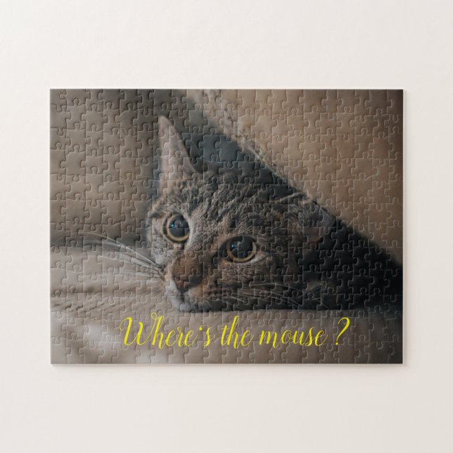 Beliebtes Geschenk für Katzen-Design Puzzle (Horizontal)