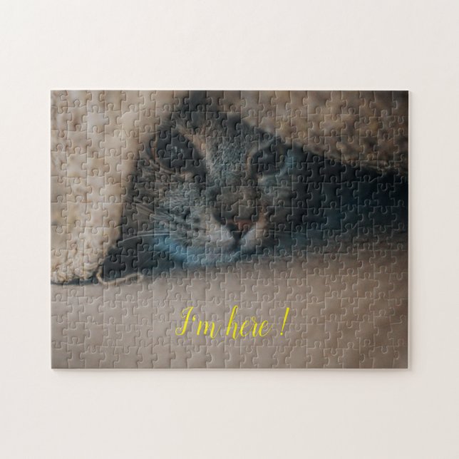 Beliebtes Geschenk für Katzen-Design Puzzle (Horizontal)
