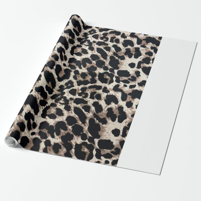 Beliebtes Leopardenpapier Geschenkpapier (Ungerollt)