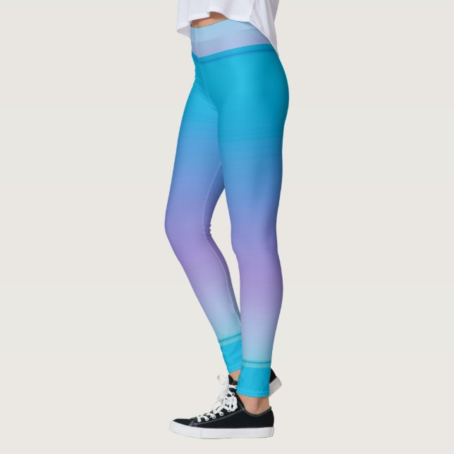 Beliebtes Lila Blue Leggings (Links)