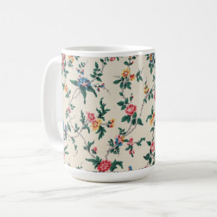 Beliebtes mehrfarbiges Blumenmuster Kaffeetasse