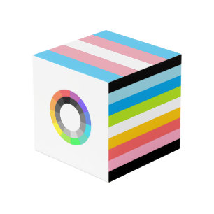 Beliebtes MOGAI/LGBT/Quee Flag Foto Cube Würfel