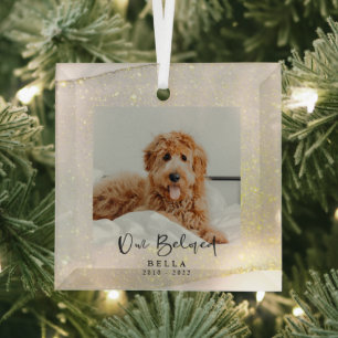 Beliebtes Pet Loss Memorial Keepake Glass Ornament