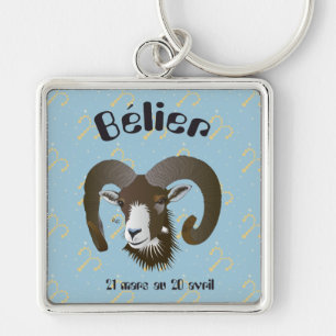 Bélier 21 Mars, 20 avril Porte-clés Schlüsselanhänger