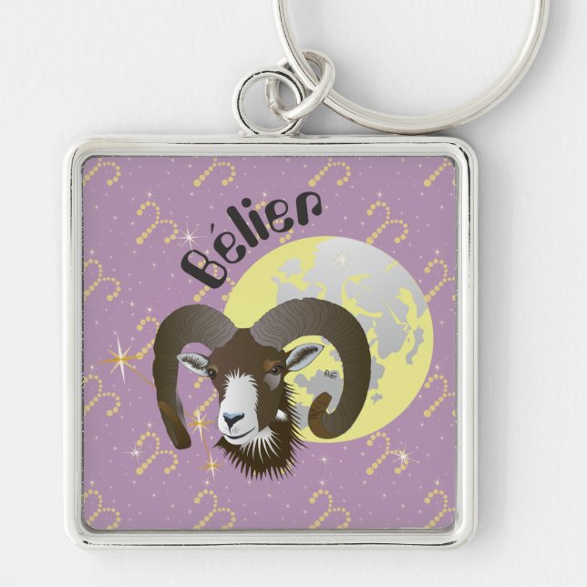Bélier 21 Mars, 20 avril Porte-clés Schlüsselanhänger (Vorne)