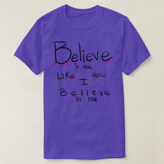Believe 5 T-Shirt (Design vorne)