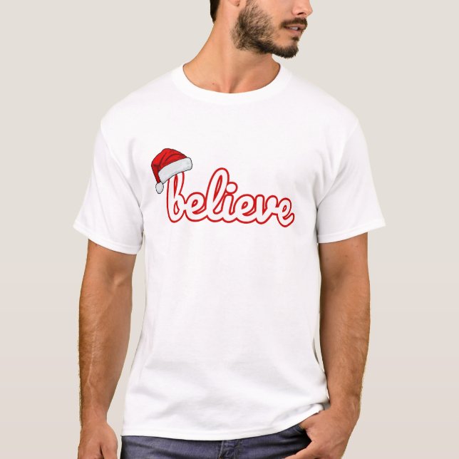 Believe Christmas T-Shirt (Vorderseite)