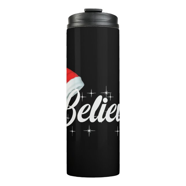 Believe Christmas Thermosbecher (Vorderseite)