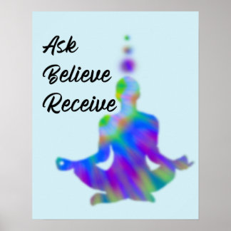 BELIEVE frag Poster