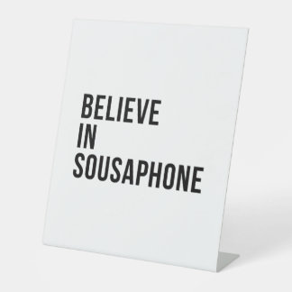 Believe in Subaphone Sockelschild
