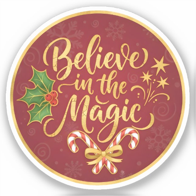 Believe in the Magic Aufkleber (Vorderseite)