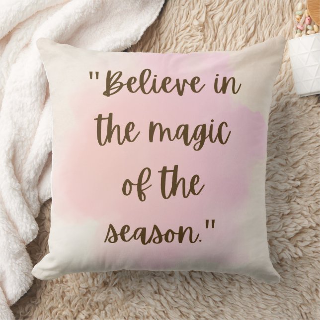 Believe in the Magic Pillow Kissen (Decke)