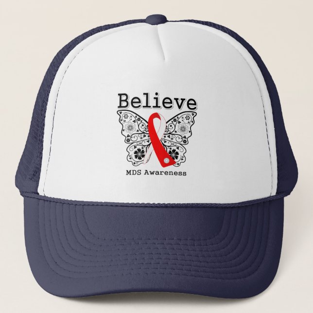 Believe MDS Awareness Truckerkappe (Vorderseite)
