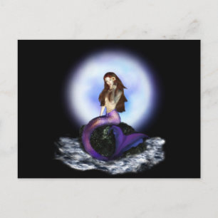 Believe Mermaid Postcards Postkarte
