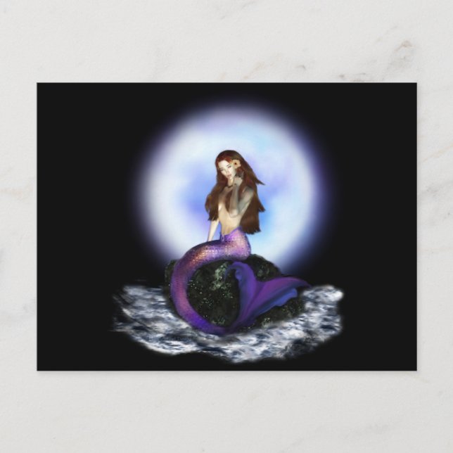 Believe Mermaid Postcards Postkarte (Vorderseite)